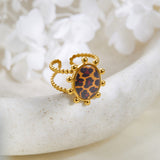 Stainless Steel Style Leopard Print Hot Necklaces Aaria Tees