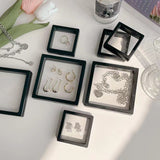 Box Transparent Film Ear Portable Clip Necklaces Aaria Tees