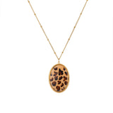 Stainless Steel Style Leopard Print Hot Necklaces Aaria Tees