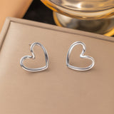 Women's Luxury Minority Hollow Heart For Korean Style Simple Design Clavicle Necklaces Aaria Tees