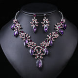 Women's Source High Profile Retro Luxury Crystal Banquet Formal Dress Necklaces Aaria Tees
