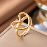 Women's Luxury Minority Hollow Heart For Korean Style Simple Design Clavicle Necklaces Aaria Tees