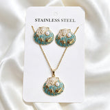 Stainless Steel Enamel Titanium Fashion Personality Necklaces Aaria Tees