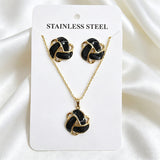 Stainless Steel Enamel Titanium Fashion Personality Necklaces Aaria Tees