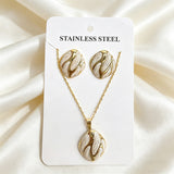 Stainless Steel Enamel Titanium Fashion Personality Necklaces Aaria Tees