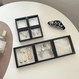 Box Transparent Film Ear Portable Clip Necklaces Aaria Tees