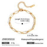 Pearl Light Luxury Minority Stainless Female Necklaces Aaria Tees