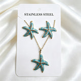 Stainless Steel Enamel Titanium Fashion Personality Necklaces Aaria Tees