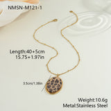 Stainless Steel Style Leopard Print Hot Necklaces Aaria Tees