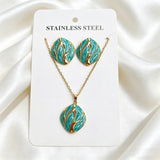 Stainless Steel Enamel Titanium Fashion Personality Necklaces Aaria Tees