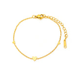 Small Heart Sweet Cool Cute Niche Design Necklaces Aaria Tees