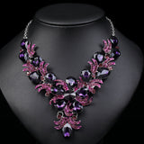 Bridal Female Wedding Suit Diamond Alloy Necklaces Aaria Tees
