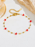 Women's High-grade Stainless Steel Inlaid Zircon Square Necklaces Aaria Tees