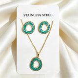 Stainless Steel Enamel Titanium Fashion Personality Necklaces Aaria Tees