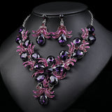 Bridal Female Wedding Suit Diamond Alloy Necklaces Aaria Tees