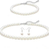French Retro Artificial Pearl High Fashion Simple Cheongsam Wedding Versatile Necklaces Aaria Tees
