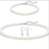 French Retro Artificial Pearl High Fashion Simple Cheongsam Wedding Versatile Necklaces Aaria Tees