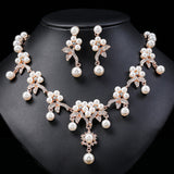 Branch Shape Pearl Ethnic Style Retro Clavicle Chain Bridal Necklaces Aaria Tees
