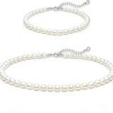 French Retro Artificial Pearl High Fashion Simple Cheongsam Wedding Versatile Necklaces Aaria Tees