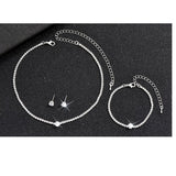 Light Luxury High Sense Crystal Zircon Simple Necklaces Aaria Tees
