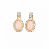 Diamond Resin Oval Light Luxury Minority Clavicle Chain Refined Necklaces Aaria Tees