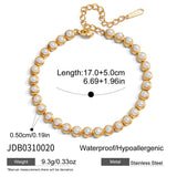 Pearl Light Luxury Minority Stainless Female Necklaces Aaria Tees