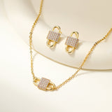 Women's Clover Diamond In The Debris Butterfly Necklaces Aaria Tees