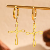Women's Cross Stainless Steel Clavicle Chain Exquisite Simple Personalized Necklaces Aaria Tees