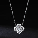 Women's Luxury High-grade Fashion Sterling Sier Four Leaf Necklaces Aaria Tees
