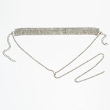 Women's Claw Chain Diamond Long Rhinestone Collar Necklaces Aaria Tees