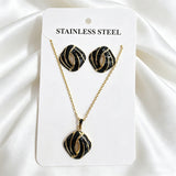 Stainless Steel Enamel Titanium Fashion Personality Necklaces Aaria Tees