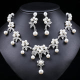Branch Shape Pearl Ethnic Style Retro Clavicle Chain Bridal Necklaces Aaria Tees
