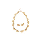 Studded Hollow Round Medieval Personality Fashion Suit Light Luxury Necklaces Aaria Tees