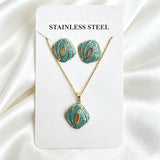 Stainless Steel Enamel Titanium Fashion Personality Necklaces Aaria Tees