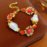 Women's Diamond Flower Pearl Light Luxury Minority Clavicle Necklaces Aaria Tees