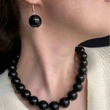 Design Round Beads Handmade Beaded Niche Vintage Necklaces Aaria Tees