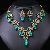 Women's Source High Profile Retro Luxury Crystal Banquet Formal Dress Necklaces Aaria Tees