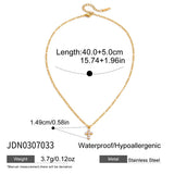 Pearl Light Luxury Minority Stainless Female Necklaces Aaria Tees