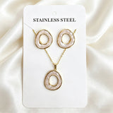 Stainless Steel Enamel Titanium Fashion Personality Necklaces Aaria Tees