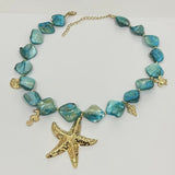 Women's Exaggerated Personalized Vacation Style Shell Simple Necklaces Aaria Tees
