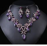 Women's Source High Profile Retro Luxury Crystal Banquet Formal Dress Necklaces Aaria Tees