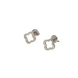 Stainless Steel Clover Flower Hollow Ear Gold Light Necklaces Aaria Tees