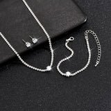Light Luxury High Sense Crystal Zircon Simple Necklaces Aaria Tees