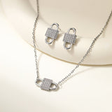 Women's Clover Diamond In The Debris Butterfly Necklaces Aaria Tees