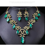 Women's Source High Profile Retro Luxury Crystal Banquet Formal Dress Necklaces Aaria Tees