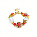 Women's Diamond Flower Pearl Light Luxury Minority Clavicle Necklaces Aaria Tees