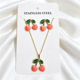 Stainless Steel Enamel Titanium Fashion Personality Necklaces Aaria Tees