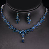 Fashionable Simple Elegant Long Horse Eye Water Necklaces Aaria Tees