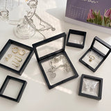 Box Transparent Film Ear Portable Clip Necklaces Aaria Tees