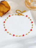 Women's High-grade Stainless Steel Inlaid Zircon Square Necklaces Aaria Tees
